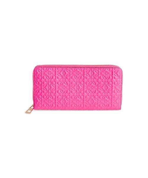 Loewe（ロエベ）の「Women's Loewe Leather Zip Around Wallet - Pink 