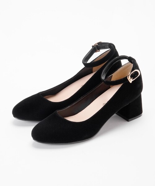 MAJESTIC LEGON（マジェスティックレゴン）の「【予約商品】ストラッププレーンパンプス（シューズ・レディース・ブラック/ピンク/グリーン・S/M/L/XL）」の4枚目の写真