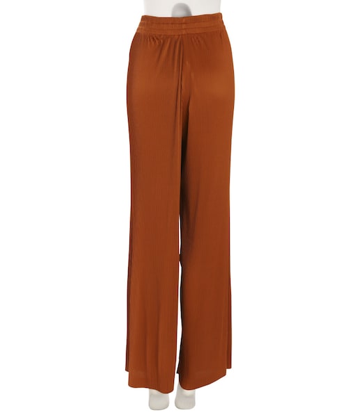 EMODA（エモダ）の「プリーツワイドパンツ（パンツ・レディース・ブラック/ネイビー/キャメル・F）」の11枚目の写真