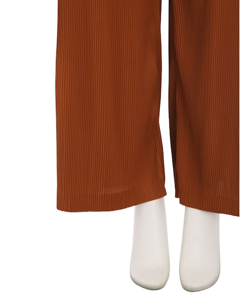 EMODA（エモダ）の「プリーツワイドパンツ（パンツ・レディース・ブラック/ネイビー/キャメル・F）」の13枚目の写真