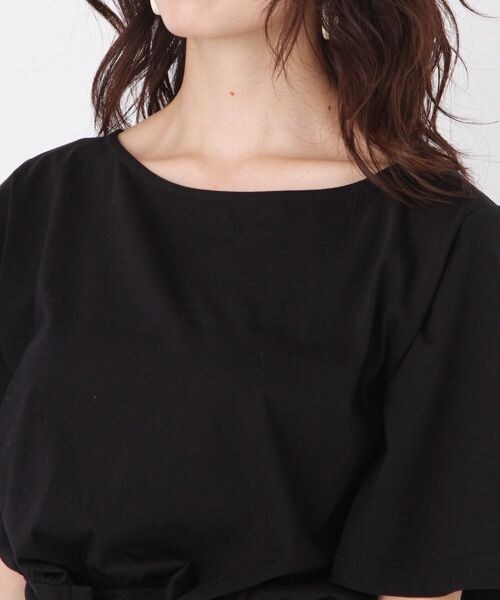 Andemiu(アンデミュウ)の「コルセットTシャツ(トップス・オフホワイト/ブラック)」の8枚目の写真