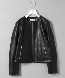 HARE（ハレ）の「レザーノーカラージャケット（）」 - WEAR