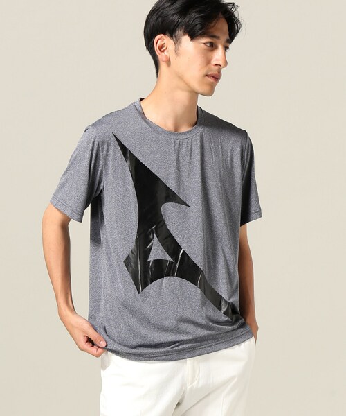 EDIFICE（エディフィス）の「MIZUNO / ミズノ QUICKDRY LOGO Tシャツ（トップス・グレーA/S/残り1点/M/L）」の2枚目の写真
