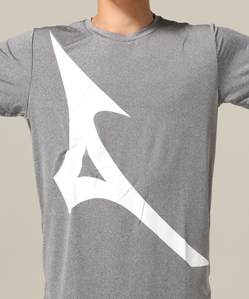 EDIFICE（エディフィス）の「MIZUNO / ミズノ QUICKDRY LOGO Tシャツ（トップス・グレーA/S/残り1点/M/L）」の8枚目の写真