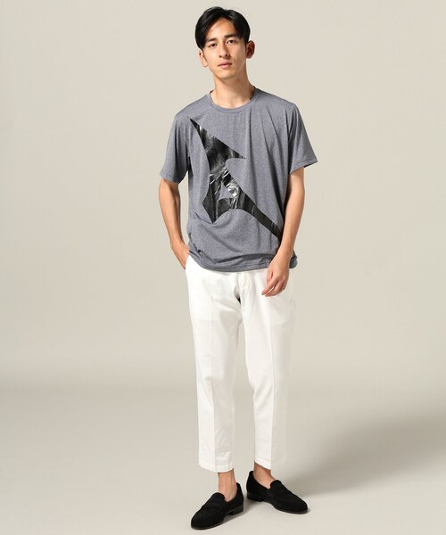 EDIFICE（エディフィス）の「MIZUNO / ミズノ QUICKDRY LOGO Tシャツ（トップス・グレーA/S/残り1点/M/L）」の4枚目の写真