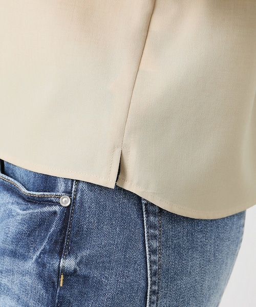 新品タグ付きSpick&Span ラップスリーブブラウス