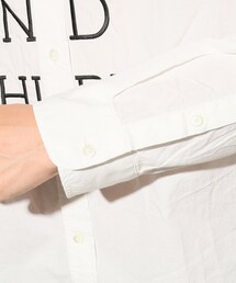 【未使用/定価1.9万】フィンガーフォックスアンドシャツ *Thumb 60/-typewriter Shirts*XS綿紺ユニセックス(25-2308-18)【82H32】 JOURNAL STANDARD（ジャーナルスタンダード）の「FINGER FOX AND