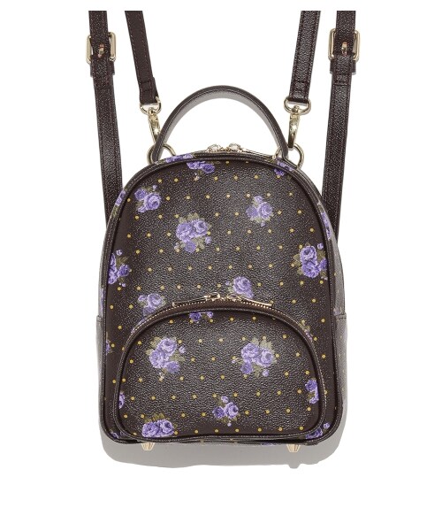 LILY BROWN（リリーブラウン）の「バリエプリントバックパック  