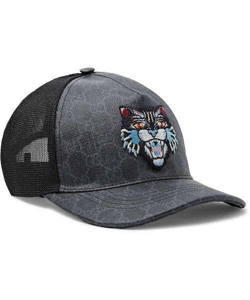 gucci cap angry cat