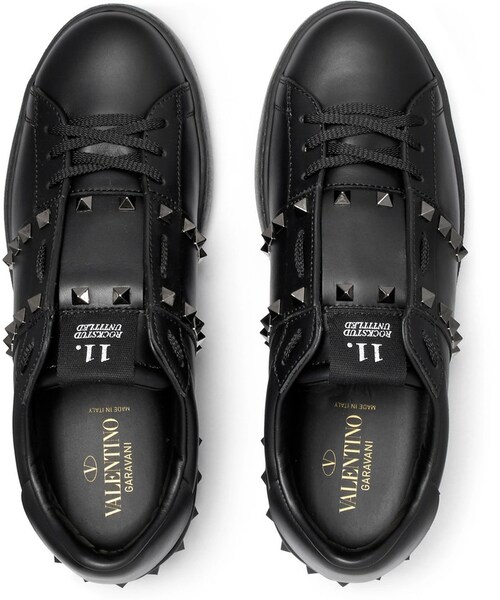 VALENTINO(ヴァレンティノ)の「Valentino Rockstud Untitled Leather Sneakers(スニーカー・メンズ・Black・EU40/EU41/EU42/EU42.5/EU43/EU43.5/EU44/EU44.5/EU45/EU46)」の7枚目の写真