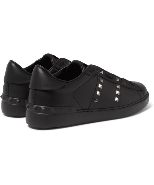 VALENTINO(ヴァレンティノ)の「Valentino Rockstud Untitled Leather Sneakers(スニーカー・メンズ・Black・EU40/EU41/EU42/EU42.5/EU43/EU43.5/EU44/EU44.5/EU45/EU46)」の4枚目の写真