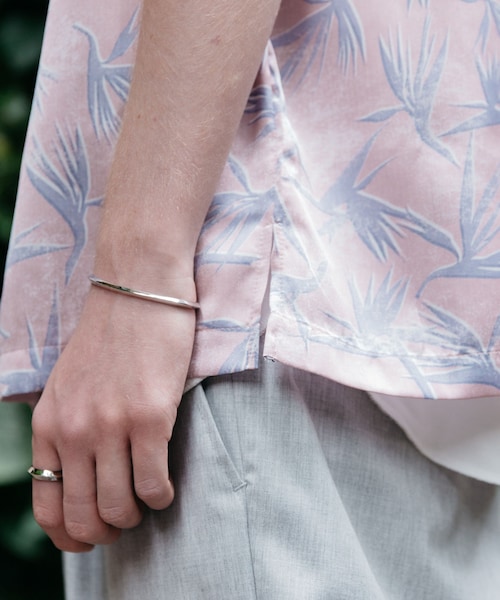 LIDNM（リドム）の「VINTAGEプリントオープンカラーシャツ（シャツ/ブラウス・メンズ・ピンク・S, M, L）」の3枚目の写真