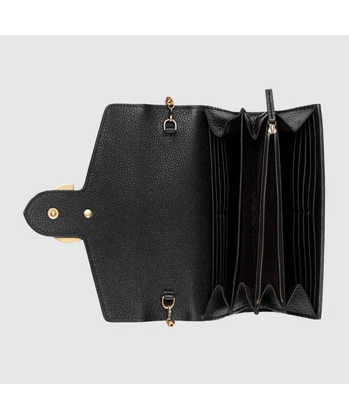 GUCCI(グッチ)の「GG Marmont leather mini chain bag(クラッチバッグ・レディース・black leather/red leather)」の7枚目の写真