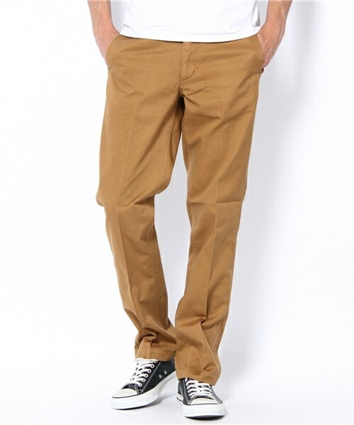 UNION STATION（ユニオンステーション）の「センタープリーツチノ（チノパンツ・メンズ・ブラウン系その他/ベージュ/ベージュ系その他/ネイビー/ブルー系その他/ボルドー・SMALL/MEDIUM/LARGE/LL）」の3枚目の写真