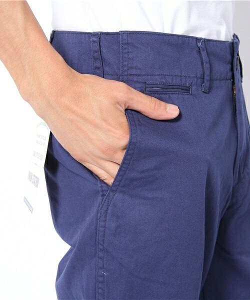 UNION STATION（ユニオンステーション）の「センタープリーツチノ（チノパンツ・メンズ・ブラウン系その他/ベージュ/ベージュ系その他/ネイビー/ブルー系その他/ボルドー・SMALL/MEDIUM/LARGE/LL）」の11枚目の写真