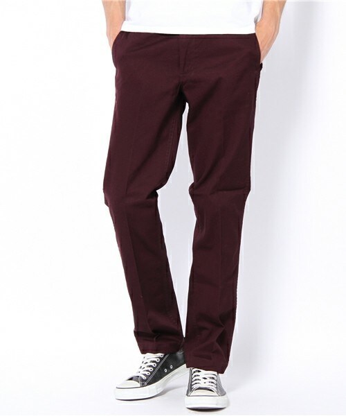 UNION STATION（ユニオンステーション）の「センタープリーツチノ（チノパンツ・メンズ・ブラウン系その他/ベージュ/ベージュ系その他/ネイビー/ブルー系その他/ボルドー・SMALL/MEDIUM/LARGE/LL）」の6枚目の写真
