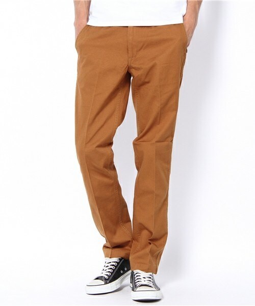 UNION STATION（ユニオンステーション）の「センタープリーツチノ（チノパンツ・メンズ・ブラウン系その他/ベージュ/ベージュ系その他/ネイビー/ブルー系その他/ボルドー・SMALL/MEDIUM/LARGE/LL）」の2枚目の写真