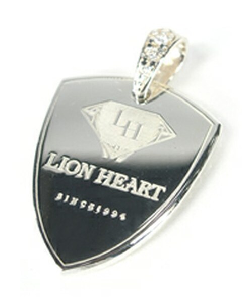 材質シルバーオニキスLION HEART(ライオンハート) Emblem/ペンダント