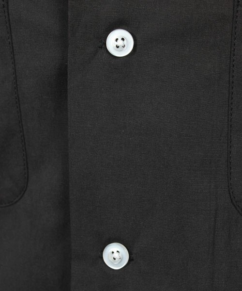 MIND BLOW（マインドブロウ）の「ブロードオープンカラーシャツ（開襟）（シャツ/ブラウス・メンズ・ホワイト/ブラック/ネイビー・S/M/L）」の11枚目の写真