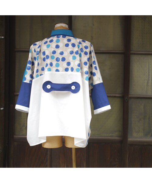 NIRAME.CO（ニラメッコ）の「風船しゃつ ～青達～（シャツ/ブラウス・レディース・その他）」の5枚目の写真