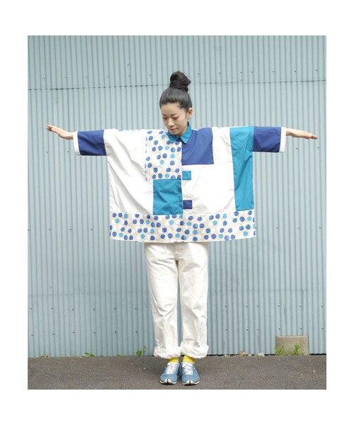 NIRAME.CO（ニラメッコ）の「風船しゃつ ～青達～（シャツ/ブラウス・レディース・その他）」の3枚目の写真