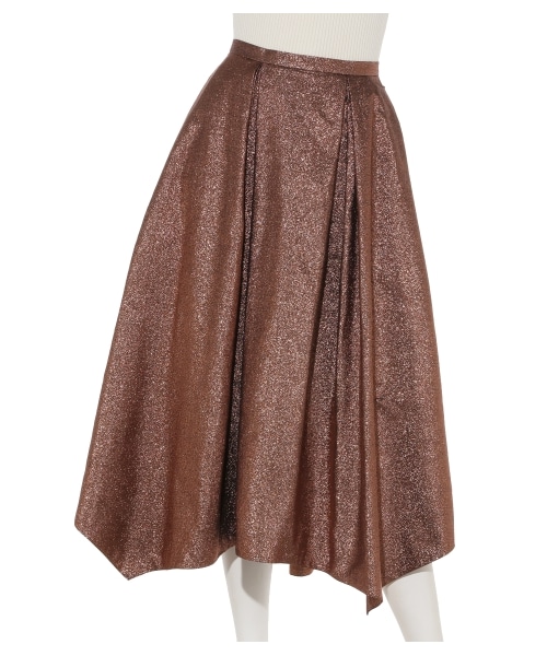 emmi(エミ)の「【emmi atelier】アシメスカート(膝丈スカート・レディース・BRW/BLK/PNK・0/1)」の5枚目の写真