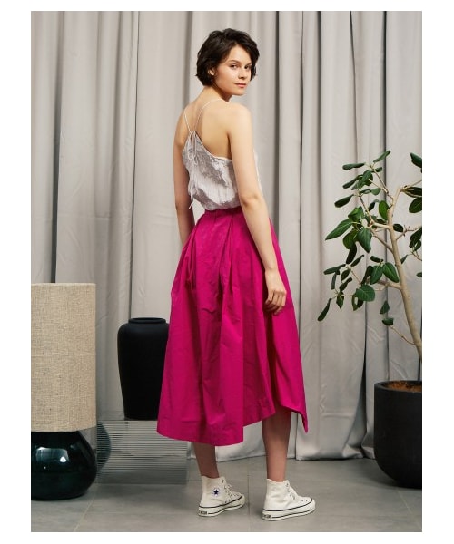 emmi(エミ)の「【emmi atelier】アシメスカート(膝丈スカート・レディース・BRW/BLK/PNK・0/1)」の11枚目の写真