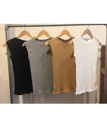 no brand | "NEW"　LILOU&LILY　BROAD RIB TANK TOP(タンクトップ)