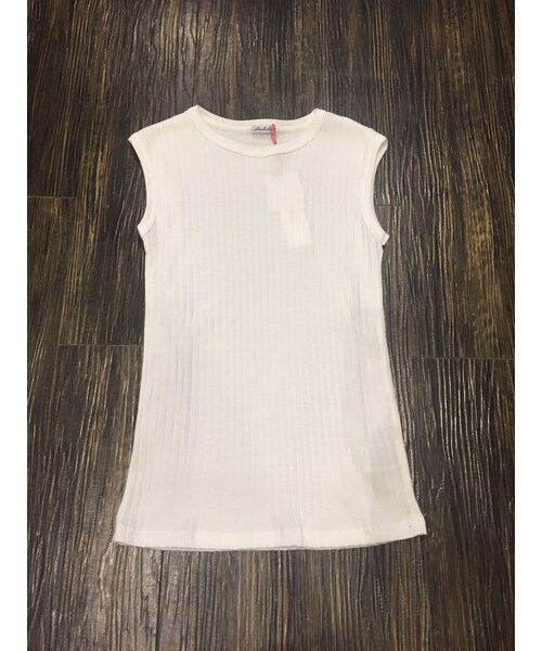 no brand（ノーブランド）の「"NEW"　LILOU&LILY　BROAD RIB TANK TOP（タンクトップ・レディース・その他）」の2枚目の写真