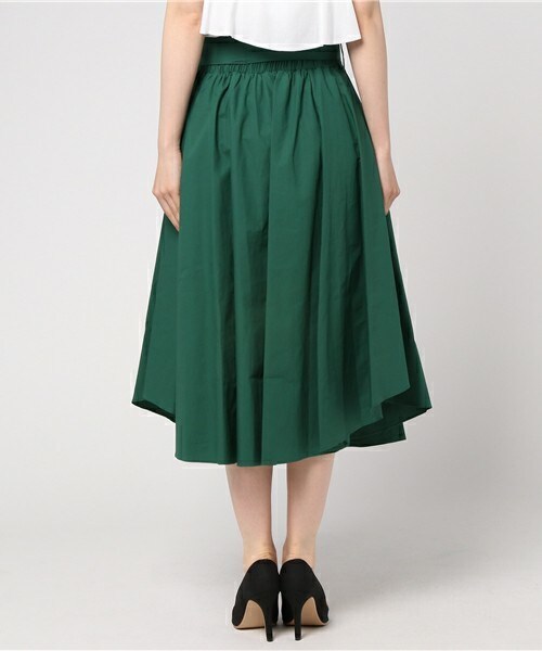 archives（アルシーヴ）の「リボンイレヘムスカート（スカート・レディース・ベージュ/グリーン系その他/ネイビー/ピンク系その他・MEDIUM）」の7枚目の写真