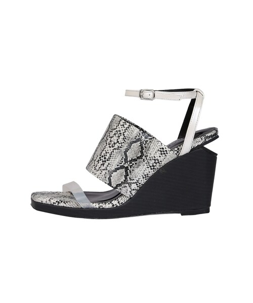 MURUA(ムルーア)の「デザインウェッジサンダル(シューズ・レディース・ブラック/ブラウン/ミックス)」の7枚目の写真