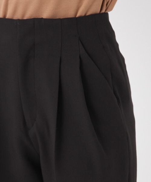 Andemiu（アンデミュウ）の「リボンベルトツキパンツ（パンツ・ブラック/キャメル）」の12枚目の写真