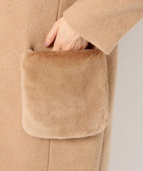 Heather（ヘザー）の「ポケットファーチェスターコート（ジャケット/アウター・グレー/ブラウン/ネイビー）」の10枚目の写真