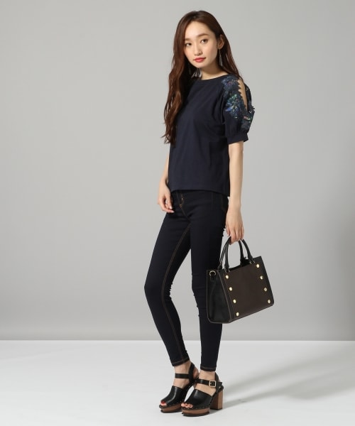 JEANASIS（ジーナシス）の「スクエアカラーブロックトート（）」 - WEAR