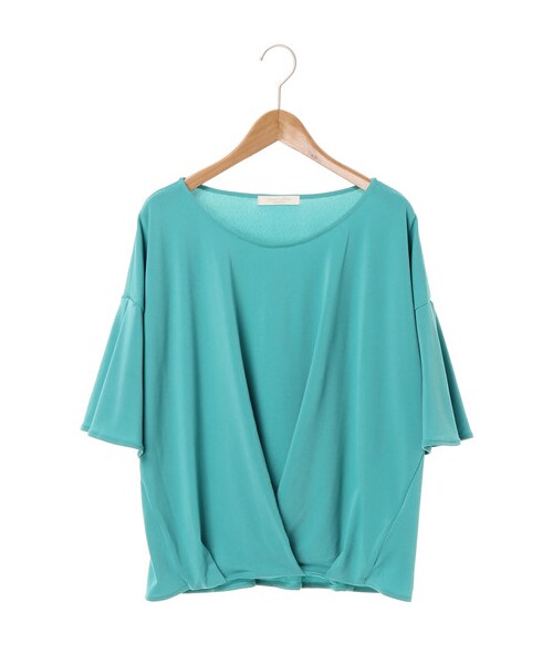 Green　Parks（グリーンパークス）の「【Special Price】・フロントタックフレアカットプルオーバー（トップス・オフホワイト/レッド/イエロー/グリーン/サックスブルー/ネイビー・F）」の10枚目の写真