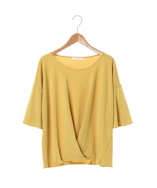 Green　Parks（グリーンパークス）の「【Special Price】・フロントタックフレアカットプルオーバー（トップス・オフホワイト/レッド/イエロー/グリーン/サックスブルー/ネイビー・F）」の9枚目の写真