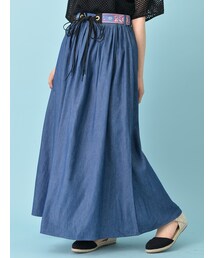 Green　Parks | 【Special Price】sugar spoon ・チロリアンベルト付デニムスカート(スカート)