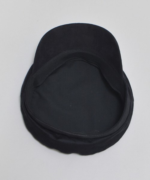 archives（アルシーヴ）の「スエード風マリンキャスケット（キャスケット・レディース・ブラック/ベージュ・MEDIUM）」の6枚目の写真