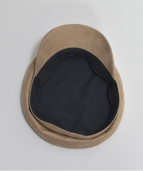 archives（アルシーヴ）の「スエード風マリンキャスケット（キャスケット・レディース・ブラック/ベージュ・MEDIUM）」の5枚目の写真