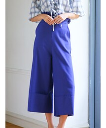 KORMARCH | ウエストフリルポイントロールアップワイドパンツ(その他パンツ)