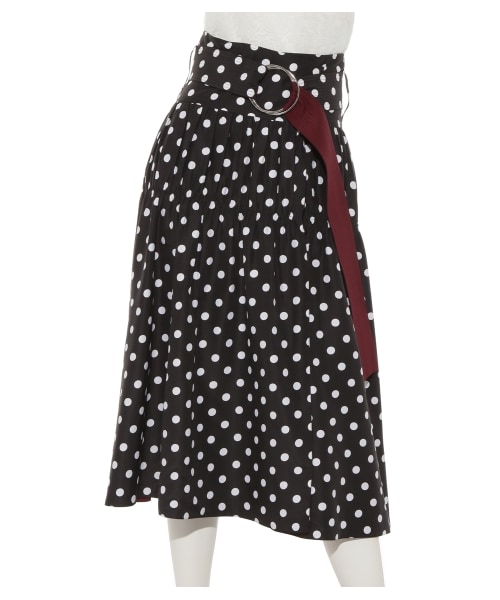 SNIDEL（スナイデル）の「リバーシブルラップスカート（膝丈スカート  