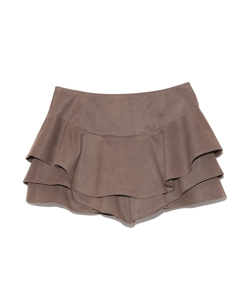 SNIDEL(スナイデル)の「ローウエストラッフルショートパンツ(ショートパンツ・レディース・BRW/GRN/BLK・0/1)」の4枚目の写真