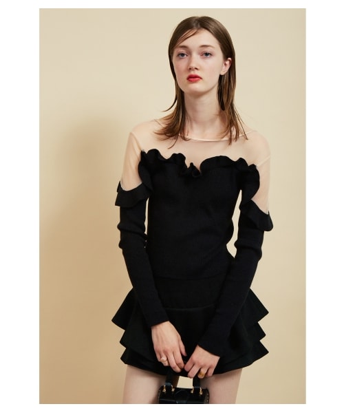 SNIDEL(スナイデル)の「ローウエストラッフルショートパンツ(ショートパンツ・レディース・BRW/GRN/BLK・0/1)」の14枚目の写真