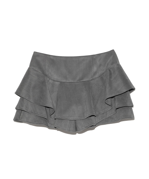 SNIDEL(スナイデル)の「ローウエストラッフルショートパンツ(ショートパンツ・レディース・BRW/GRN/BLK・0/1)」の2枚目の写真