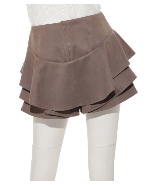 SNIDEL(スナイデル)の「ローウエストラッフルショートパンツ(ショートパンツ・レディース・BRW/GRN/BLK・0/1)」の6枚目の写真