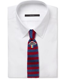 GUCCI グッチ　リボンタイ　シルク　UFOモチーフ　限定　送込 a45-wn.jpg