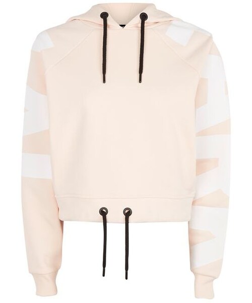 Ivy Park(アイビーパーク)の「Ivy park Logo crop hoodie(スウェット・レディース・Pink・XXS/XS/S/M/L/XL)」の1枚目の写真