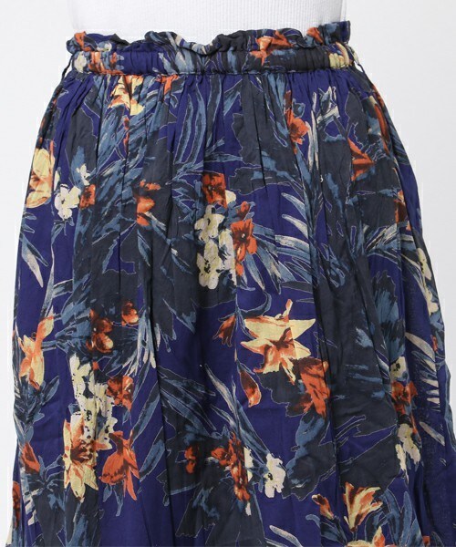 archives（アルシーヴ）の「コットンボイルプリントスカート（スカート・レディース・オフホワイト/ネイビー/ワイン・MEDIUM）」の7枚目の写真