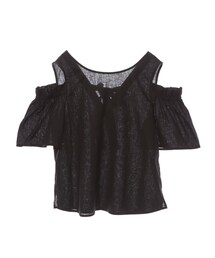 w closet | 【SALE】リネンオープンショルダーブラウス(トップス)