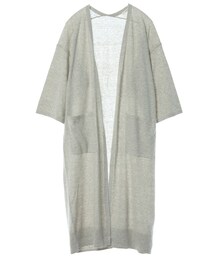 w closet | 【SALE】天竺編みロングカーディガン(トップス)